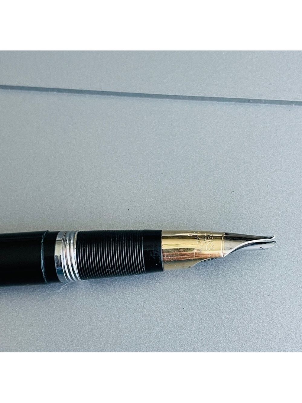 Vintage Sheaffer 14k Gold Valiant Touchdown Fountain Pen Autograph Perso… - Picture 3 of 13